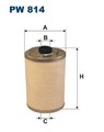 FILTRON Kraftstofffilter PW 814 für MERCEDES-BENZ