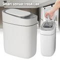 Automatik Sensor Mülleimer, Abfalleimer autom. Deckel 9L Windeleimer Papierkorb