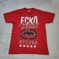 Ecko Unltd T-Shirt Herren groß rot Grafikdruck Rhino Logo