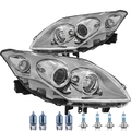 Scheinwerfer Set Halogen H7 chrom für Renault Laguna III Grandtour inkl Lampen