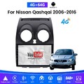 Für Nissan Qashqai J10 2006-2016 GPS Navi Autoradio Android 13.0 Carplay FM RDS