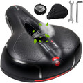 Fahrradsattel Ergonomischer Sitz Gel Memory-Schaum Rückstrahler Federung Bequem