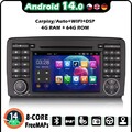 8-Kern DAB+Android 14 Autoradio GPS Navi für Mercedes R-Klasse W251 Carplay DAB+