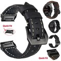 Leder Armband Quickfit 22/26mm Für Garmin Fenix E 8 7X 7 6 6X Pro 5 5X Plus Epix