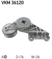Riemenspanner Keilrippenriemen Rippenriemen für Renault Volvo SKF Vkm36120 1990