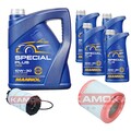 KAMOKA Inspektionspaket MANNOL Special Plus 10W-30 9L für Audi A8 4.2 FSI