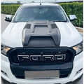 Mattschwarz Lufthutze Haubenhutze Motorhaube Für Ford Ranger 2019-23 Raptor-Stil