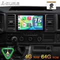 9" 4+64G Android 15 Autoradio Carplay FM Navi Kam für VW T6 Transporter Multivan