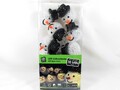 LED Lichterkette Schneemann mit 10 LED-Köpfen warmweiß Winterdeko Weihnachten