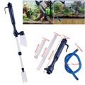 Elektrisch Aquariumpumpe Aquarium Mulmsauger Schlammsauger Bodenreiniger Set DHL