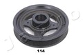 JAPKO 122114 Riemenscheibe, Kurbelwelle passend für NISSAN