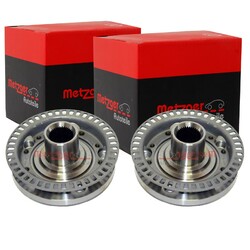 2X METZGER RADNABE VORNE HINTEN BEIDSEITIG PASSEND FÜR AUDI A3 TT SEAT LEON