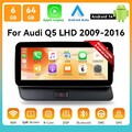 10.25" IPS Android 14 Autoradio Car Stereo Für Audi Q5 Carplay 64GB DAB GPS LHD