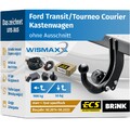 ANHÄNGERKUPPLUNG für Ford Transit/Tourneo Courier ab 20 starr BRINK +7pol ES ECS