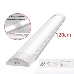 120cm 40W LED Röhren Feuchtraumleuchte Werkstatt Garage Lampe Deckenleuchte Lamp