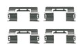 Zubehörsatz Scheibenbremsbelag BOSCH 1 987 474 746 für CHEVROLET OPEL ASTRA P10