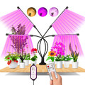 4 Kopf LED Pflanzenlampe Vollspektrum Grow Light Lamp 80LEDs für Garten Pflanzen