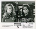 Marina Sirtis signiert 10x8 B&W Foto #1 Star Trek (signiert um 1994) ORIGINAL
