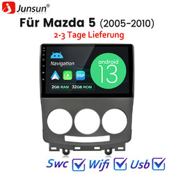 9" Android 13.0 Autoradio Für Mazda 5 CR19 2005-2010 GPS Nav WIFI FM Carplay SWC