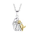 Kette mit Anhänger in Silber.