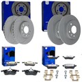 ATE PowerDisc BREMSSCHEIBEN + BELÄGE VA+HA passend für OPEL ASTRA G + ZAFIRA A