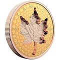 Maple Leaf  "Super Incuse"   2 0z Goldmünze PP  Kanada 2022