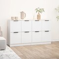 vidaXL Sideboards 2 Stk. Weiß 60x30x70 cm Holzwerkstoff ASS
