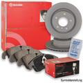 2x Brembo Bremsscheiben Ø332mm + Bremsbeläge Vorne passend für BMW x5 E53 3.0 d