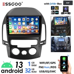 9" Für Hyundai i30 2006-11 DAB+ Android 13 Autoradio Carplay GPS WIFI RDS BT 32G