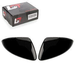 2x Kappe Seitenspiegel links rechts deep black für VW Golf Sportsvan GTI GTD R