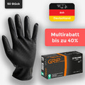 GRIP Nitril Einweg Handschuhe Arbeitshandschuhe Handschuhe Puderfrei 50x schwarz