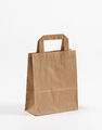 Papiertragetaschen braun Flachhenkel Tüten Tragetaschen Papiertüten Bags