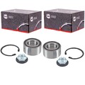 2x A.B.S. RADLAGER-SATZ mit ABS-RING VORNE passend für MAZDA 2