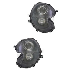 Xenon Scheinwerfer Set links & rechts Schwarz + Klar D1S für MINI Mini R56 R57