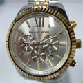 Herrenuhr Analog Quarz Chronograph Uhr mit Edelstahl Armband Multi Zifferblatt