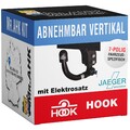 Für Skoda Rapid Fließheck 15-19 Hook Anhängerkupplung vert. abnehmbar +7polig