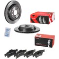 Brembo Xtra Line Bremsscheiben 330mm + Bremsbeläge Hinten passend für Jeep 3.0