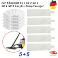10 Dampfreiniger Bodentuch Pads Tuchset für Kärcher Easyfix SC1 SC2 SC3 SC4 SC5