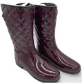 Hunter Gummistiefel Refined Gloss Quilt Short WFS1029RGL Bordeaux Rot Größe 38