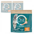 Purina One Bifensis Adult 3x1,5kg Trockenfutter für Katzen mit Hähnchen