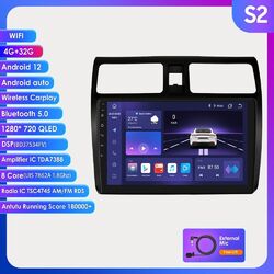 für SUZUKI SWIFT III 2003-2010 Android 12 Autoradio Navi GPS 8Kern 4G+32G DSP