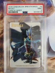 PSA 9 2018 Zelda Breath of the Wild Card and Candy Revali