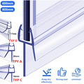 Ersatzdichtung Duschkabine Wasserabweiser Schwallschutz Dichtung für 5-10mm Glas