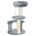 Katzenbaum Kletterbaum Spielbaum Katzenbett Katzenkratzbaum Grau