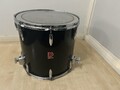 PREMIER FLOOR TOM DRUM 16” X 15” VINTAGE BLACK LEGLESS