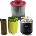 MANN-FILTER Inspektionspaket Filtersatz passend für Audi A8 3.0 TDI quattro