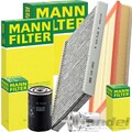 MANN-FILTER INSPEKTIONSPAKET passend für VW GOLF 4 BORA 1J OCTAVIA 1U AUDI TT 8N