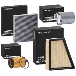 RIDEX Filterset Inspektionspaket Filtersatz für VW Golf V Schrägheck (1K1)