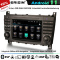 Android 11 Autoradio GPS Navi Mercedes C/CLK/CLC-Klasse W203 W209 CarPlay DAB+4G