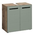 Waschbeckenunterschrank Waschtischunterschrank 60 cm Unterschrank Badmöbel Grün
